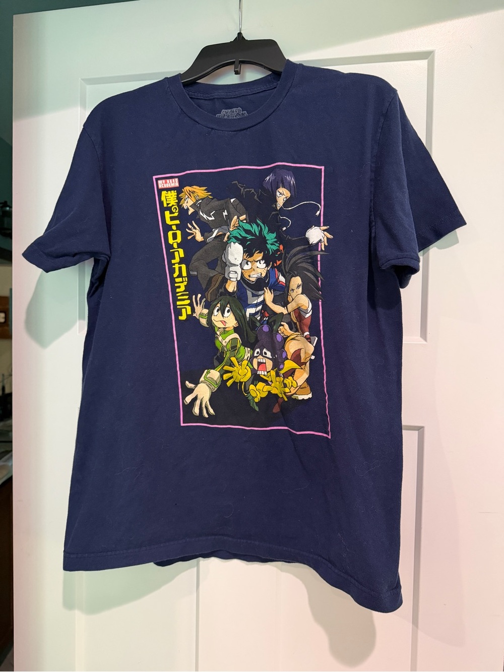 FUNIMATION Navy My Hero Academia Graphic Tee-Size L